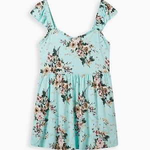 Babydoll Super Soft Slub Ruffle Tank